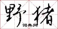 野猪