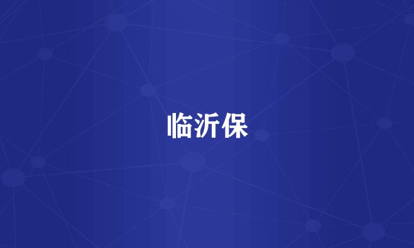 临沂保