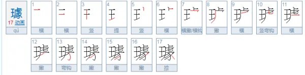 璩怎么读？