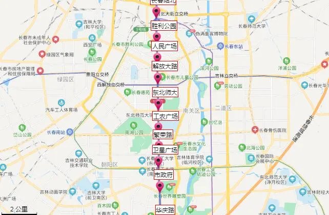 2021长春地铁1号线路图 长春地铁1号线站点图及运营时间