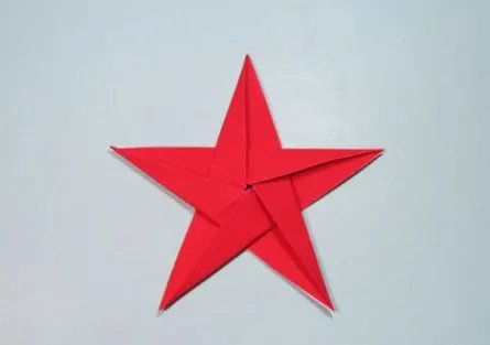 五角星怎么折步骤图片
