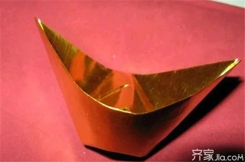 折纸DIY 金元宝的折法图解