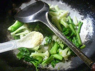 油菜蕻炒花菜