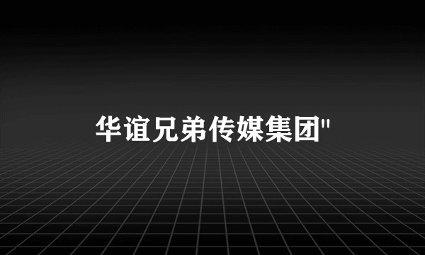华谊兄弟传媒集团