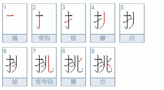 挑的拼音是什么？
