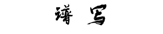 谱写的意思