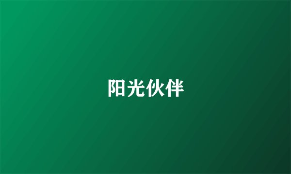 阳光伙伴