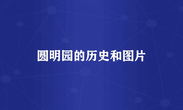 圆明园的历史和图片