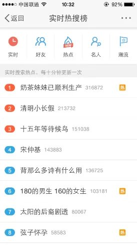 《新浪微博》微博热搜榜的查看方法介绍