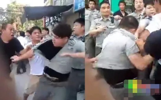 西瓜摊主占道抗拒执法掀车是怎么回事?