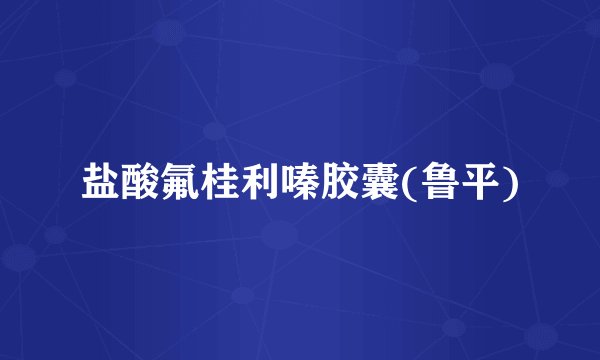 盐酸氟桂利嗪胶囊(鲁平)