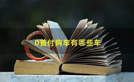 0首付购车有哪些车