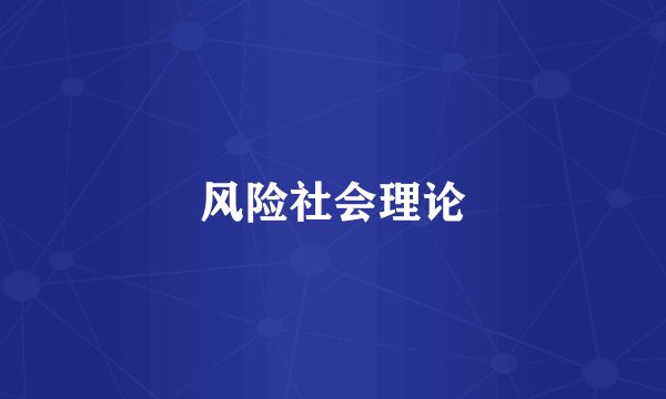 风险社会理论