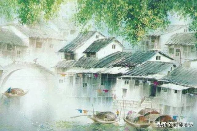 小溪泛尽却山行的“却”是什么意思?