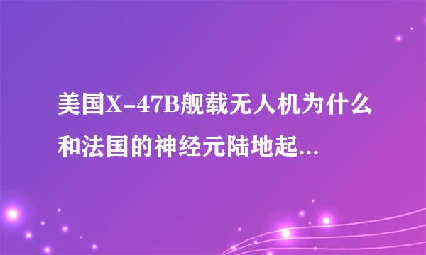 美国X-47B舰载无人机为什么和法国的神经元陆地起降无人机在外形上如此相似 两者在作战能力上有什么相同