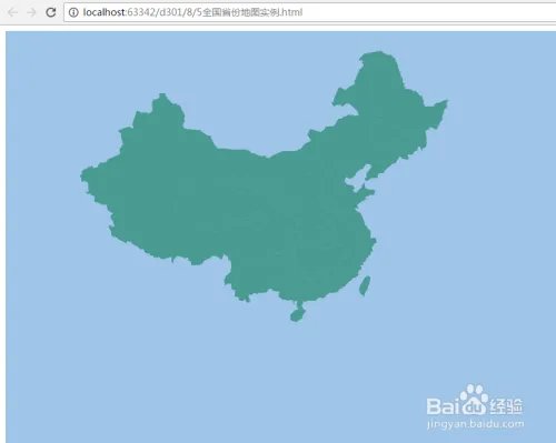 d3全国省份地图实例