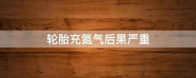 轮胎充氮气后果严重