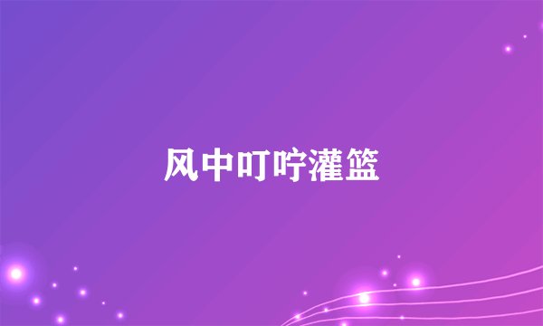 风中叮咛灌篮