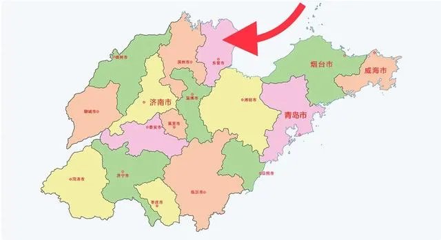 东营在地图的哪里？