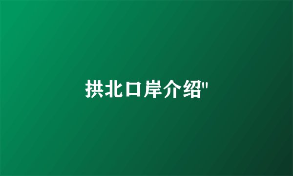 拱北口岸介绍