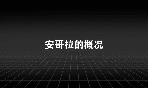 安哥拉的概况