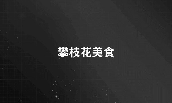 攀枝花美食